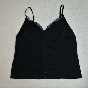 Zara Black Corset Crop Top
